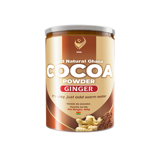 10xB Natural Cocoa Powder with ginger